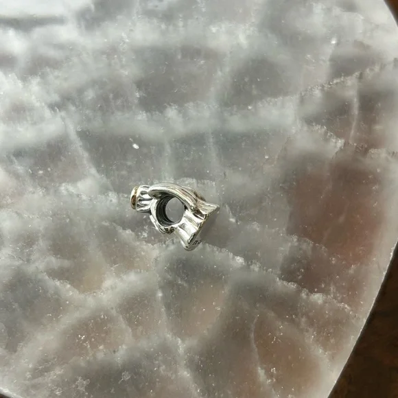 Two tone angel charm Pandora - Picture 3 of 4